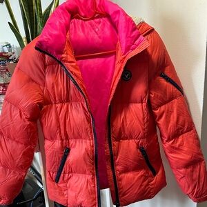 American Eagle Outfitters Kids Bright Red Puffer Jacket